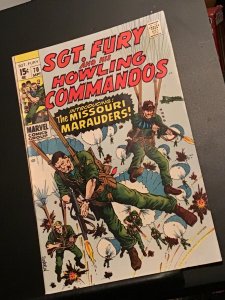 Sgt. Fury #70 (1969) Introducing the Missouri marauders! NM- WOW!