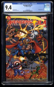 Avengers/JLA #2 CGC NM 9.4 White Pages