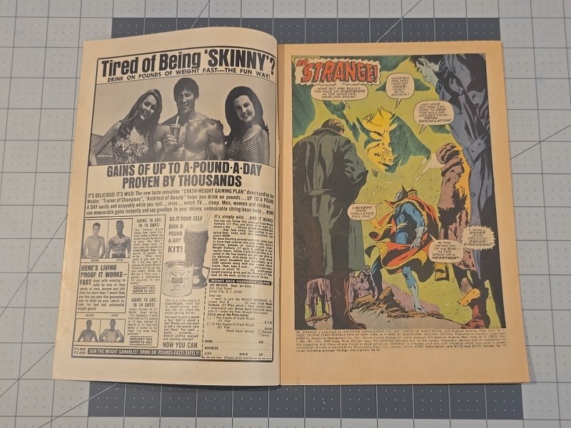 Doctor Strange #181 Nightmare/Eternity/Clea App Marvel Comics July 1969