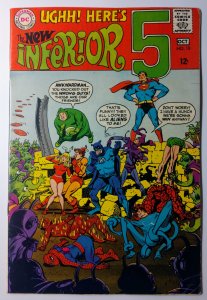 Inferior Five #10 (6.0, 1968) Cover depicts characters belonging to Marvel