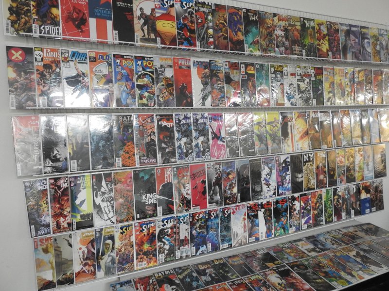 Huge Lot 150+ Comics W/ Superman, Batman, Spider-Man, +More! Avg VF Cond!