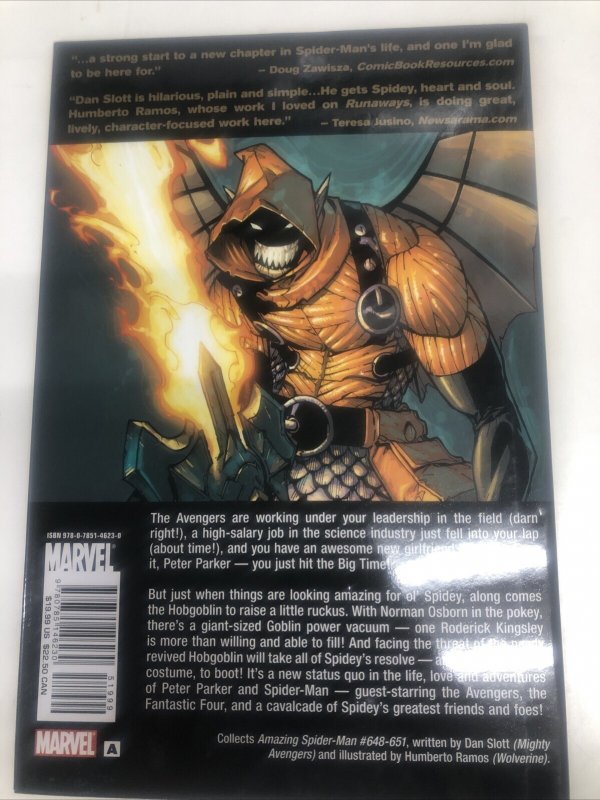 Bog Time The Amazing Spider-Man (2011) HC • Marvel Universe • Dan Slott • Ramos