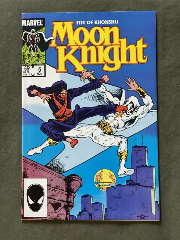 Moon Knight Vol.2 #5 (1985 Marvel) Fist Of Khonshu