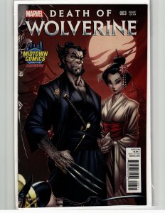 Death of Wolverine #3 Midtown Comics Cover (2014) Wolverine