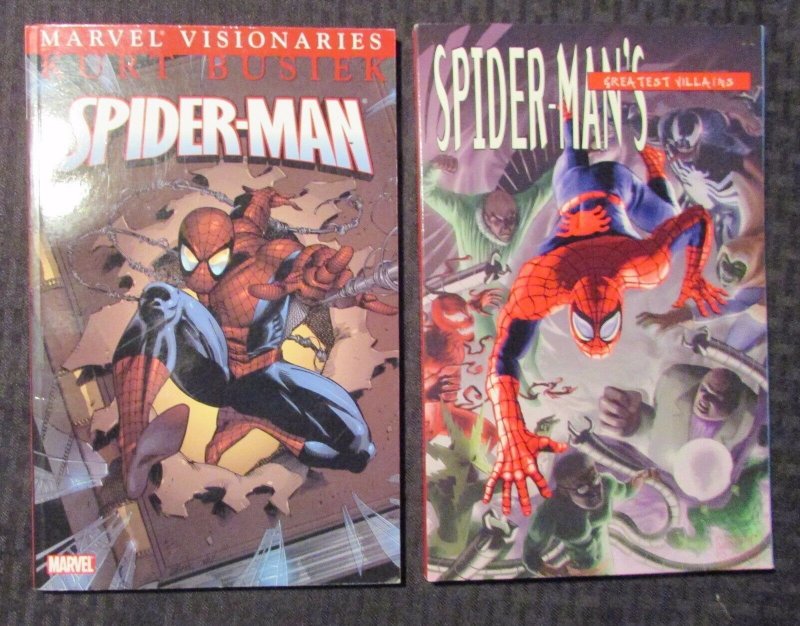1995/06 SPIDER-MAN Visionaries v.1 & Greatest Villains SC VF/VF+ 1st Printings