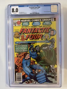 FANTASTIC FOUR #200 CGC 8.0 Newsstand - vs DOCTOR DOOM 1978 KIRBY Giant (1978)