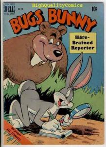 BUGS BUNNY #274, VG, Dell, 1950, Porky Pig, Warner Bros, Reporter