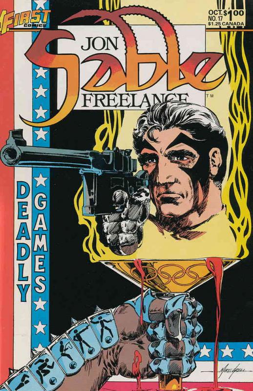 Jon Sable, Freelance #17 VF ; First | Mike Grell