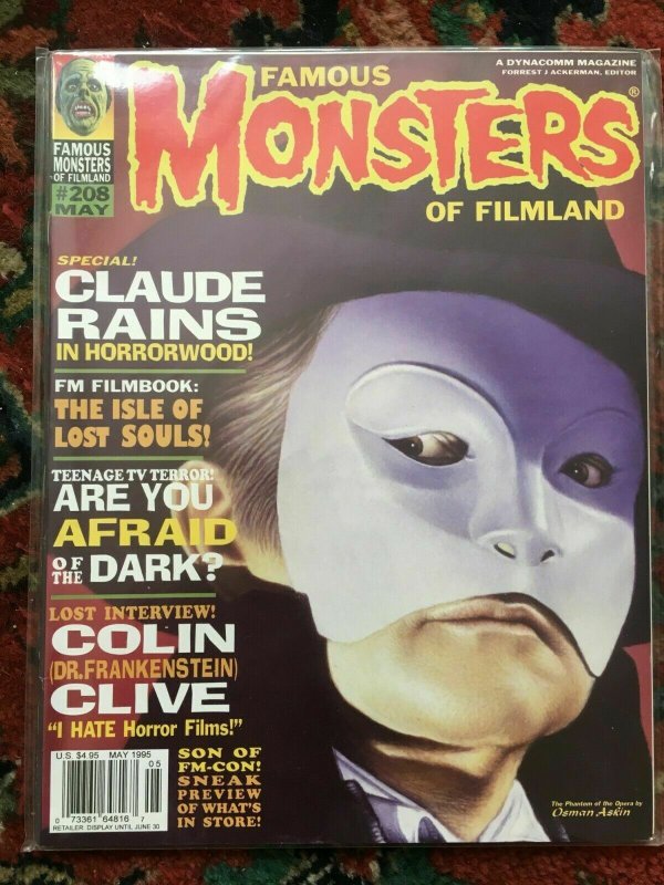 FAMOUS MONSTERS #208 May 1995 - VF/NM Condition