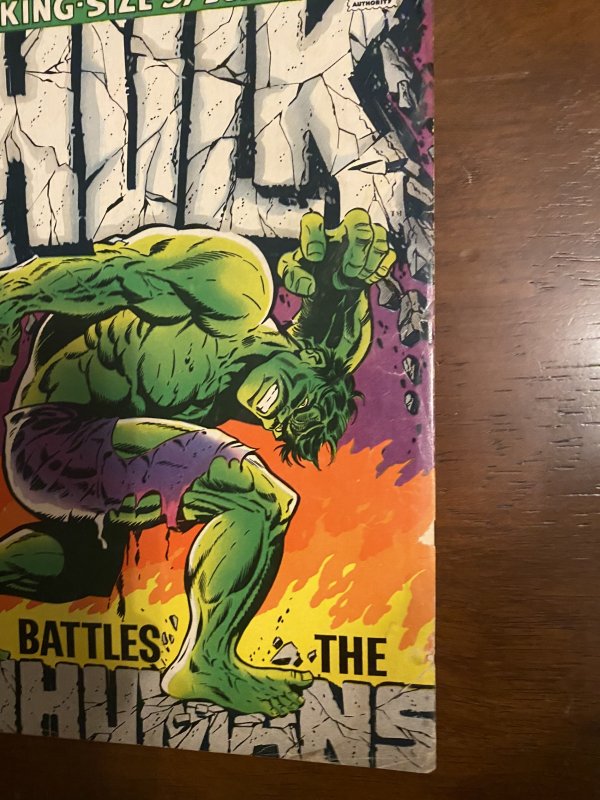 The Incredible Hulk Annual #1 (1968) Steranko cover great book