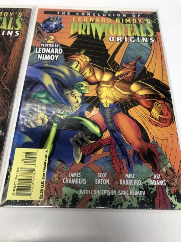 Leonard Nimoy’s Primortals Origns (1996) Set Issue #  1-2 • James Chambers