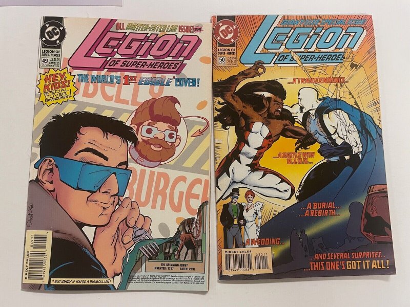 4 Legion of Super Heroes DC Comics # 47 48 49 50     48 NO5