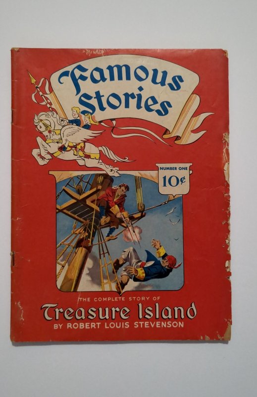 Famous Stories #1 (1942) Treasure Island G/VG 3.0