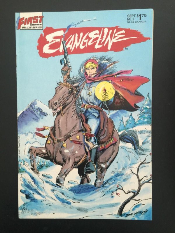 EVANGELINE #3, VF/NM, First, 1987, Dixon, more indies in store, Dinosaurs
