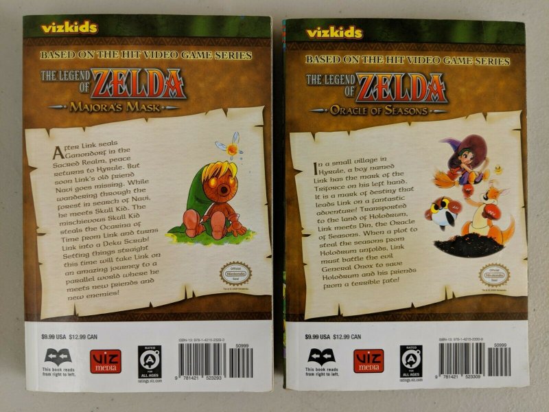 The Legend of Zelda Vol 1-10 (Viz, 2008) Akira Himekawa Vizkids