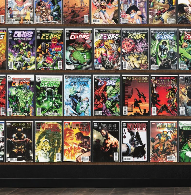 Huge Lot 150+ Comics with Green Lantern Corps, Wonder Woman & More!