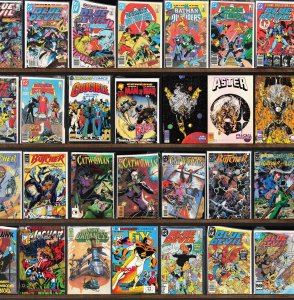 Huge Lot 140+ Comics with Blue Devil, Catwoman, The Fly, Iron Man & More!