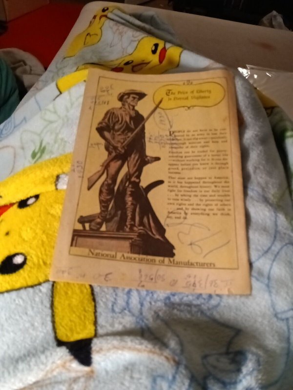 Vintage 1949 General Comics , Inc. Fight for Freedom Comic Book