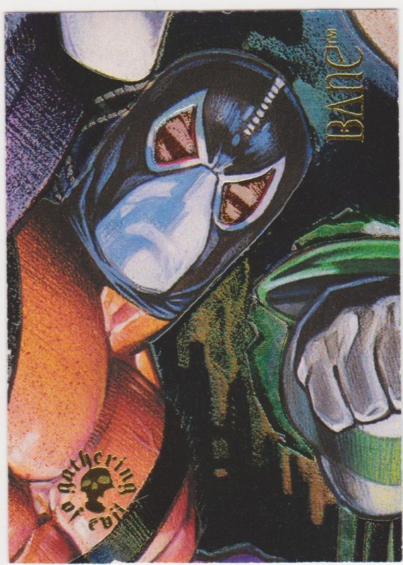 1995 DC Villains Gathering of Evil #GE-6 Bane Card