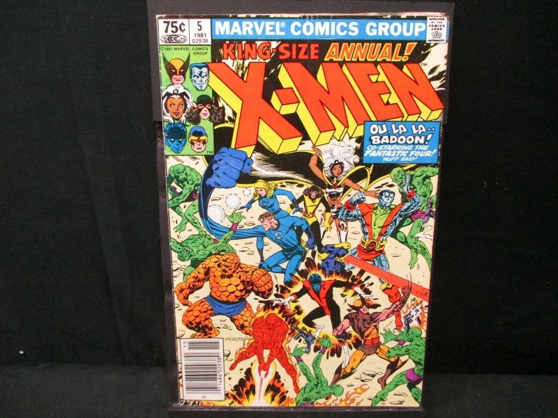 X-Men Annual #5 Marvel 1981 Signed By Chris Claremont Early 80's Signature 