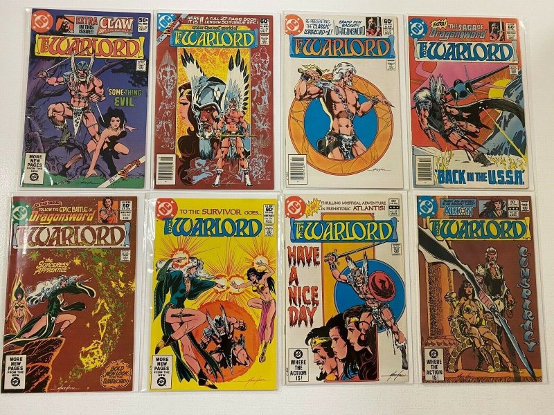 Warlord DC comic lot 50 different from: #3 - 58 avg 7.0 (1976-82)