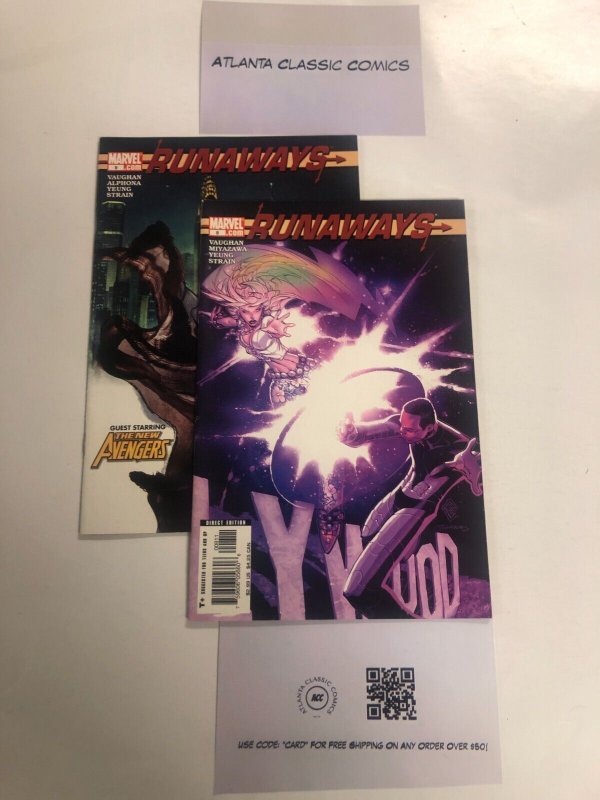2 Runaways Marvel Comic Books # 8 9 Hulk Thor  16 KE6
