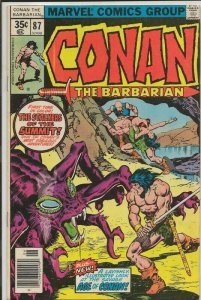 Conan the Barbarian #87 ORIGINAL Vintage 1978 Marvel Comics  
