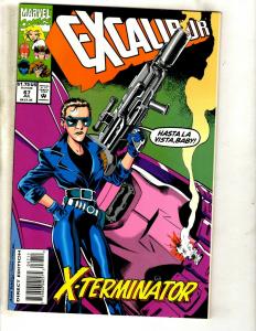 12 Excalibur Marvel Comic Books # 59 61 64 65 66 67 68 71 72 74 79 80 X-Men CJ3