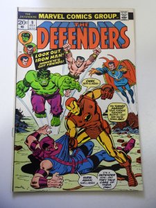 The Defenders #9 (1973) FN+ Condition