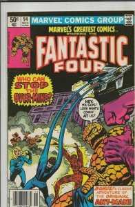 Marvel's Greatest Comics #94 ORIGINAL Vintage 1980 Fantastic Four