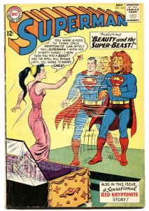 SUPERMAN #165 1963-DC-Red Kryptonite story-Silver-Age