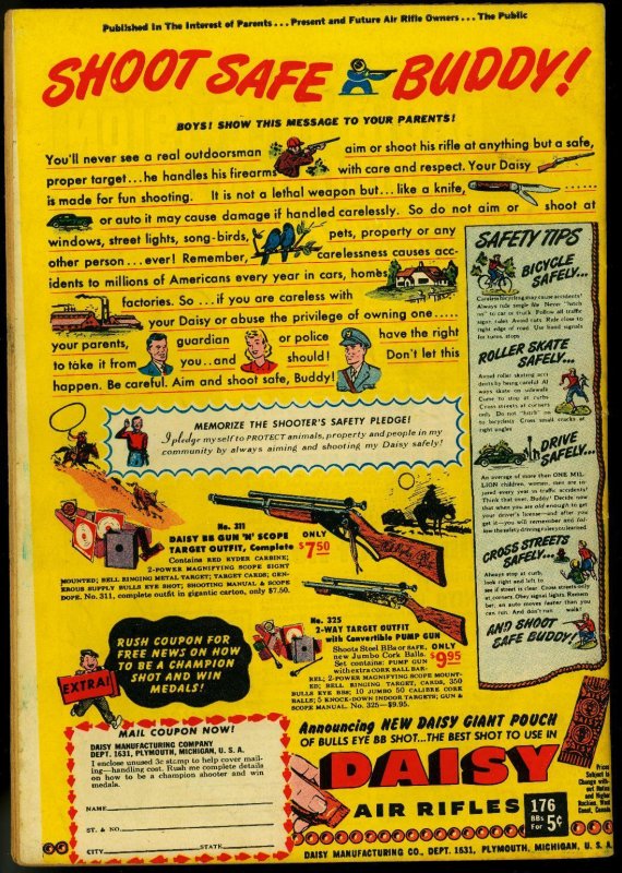 REAL SCREEN COMICS #36 1951-FOX AND CROW FLIPPITY- FLOP VG