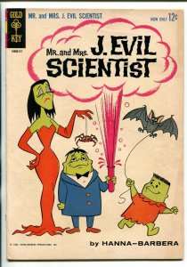 MR AND MRS J. EVIL SCIENTIST #1 1963-GOLD KEY-1ST ISSUE-HANNA-BARBERA-fn