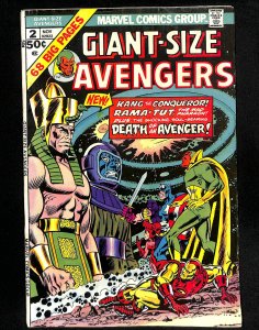 Giant-Size Avengers #2 Death of Swordsman!