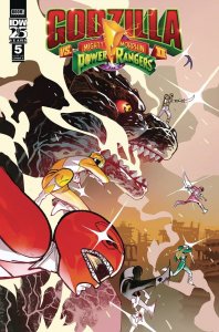 Godzilla vs Mighty Morphin Power Rangers II #5 Comic Book 2024 - IDW