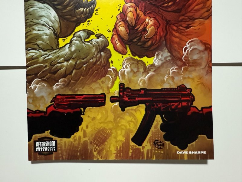 Kaiju Score # 1 NM Powell Ambassador 2022 Variant Aftershock Comic Book 7 J400