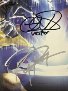 Go Go Power Rangers #8 Wonder Con Hyperforce Var VF- 2018 8x Autographed SIGNED