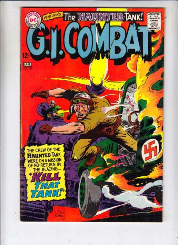 G.I. Combat #127 (Jan-68) VG/FN+ Mid-Grade The Haunted Tank