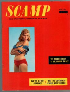 Scamp-Vintage Men's Magazine Lot of 6 1958-6 early issues-cheesecake-VF