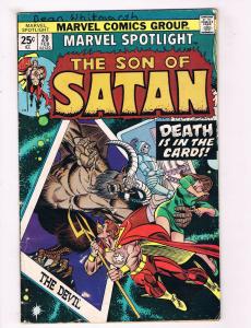 The Son Of Satan #20 VG Marvel Comics Comic Book Feb 1977 DE37 TW7