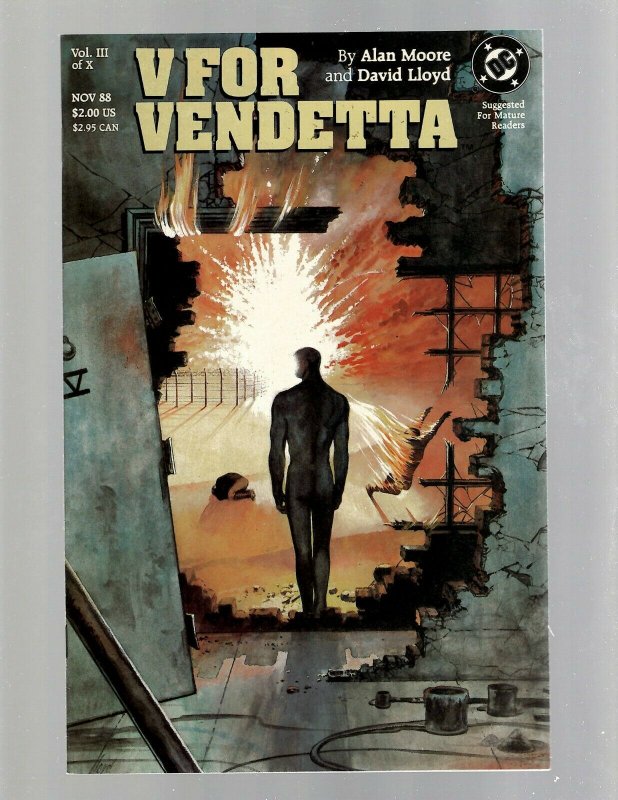 V For Vendetta Complete DC Comics LTD Series # 1 2 3 4 5 6 7 8 9 10 A Moore GK21