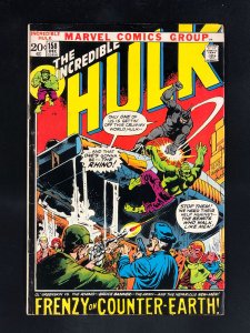 The Incredible Hulk #158 (1972) VG