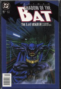 Batman: Shadow of the Bat #2 Newsstand Edition (1992) Batman