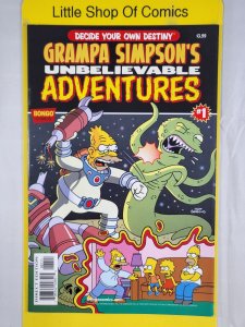 Grampa Simpson's Unbelievable Adventures #1 One Shot 2015 Bongo Comics Low Print