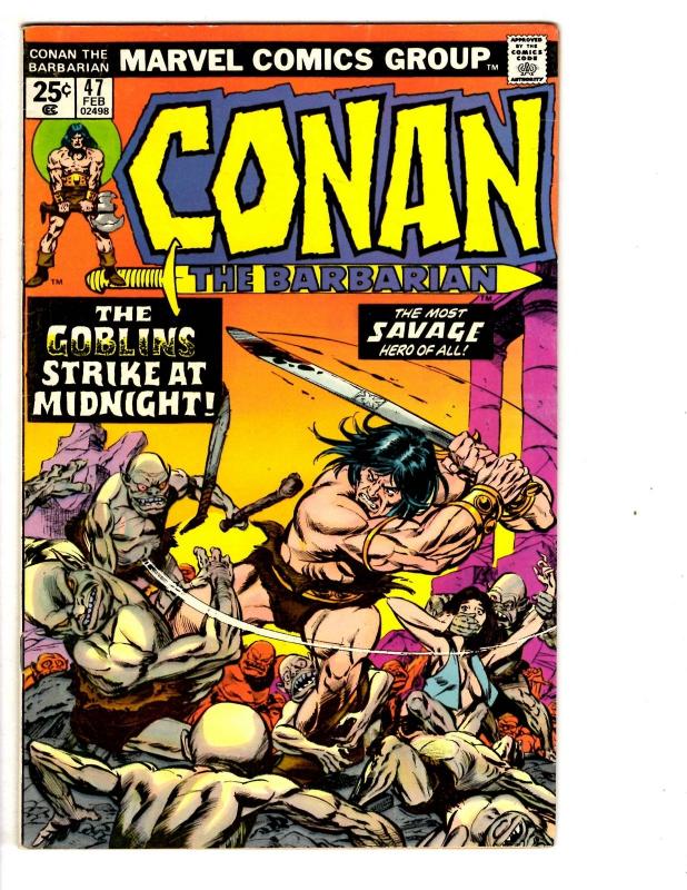 5 Conan the Barbarian Marvel Comic Books # 45 46 47 48 49 Red Sonja Buscema CB4
