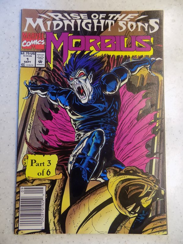 MORBIUS THE LIVING VAMPIRE # 1 MARVEL MOVIE ACTION ADVENTURE