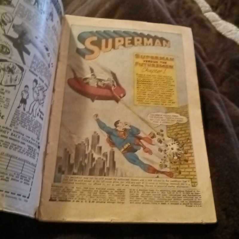 SUPERMAN #128 SUPERMAN DUELS THE FUTUREMEN (3.0) 1959