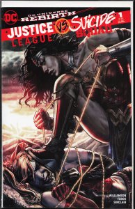 Justice League vs. Suicide Squad #1 Forbidden Planet Cover (2017)
