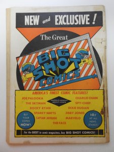 Big Shot Comics #14 (1941) W/ Skyman!! Sharp Good+ Condition! Complete!