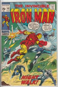 Iron Man #40 (Aug-71) FN/VF Mid-High-Grade Iron Man